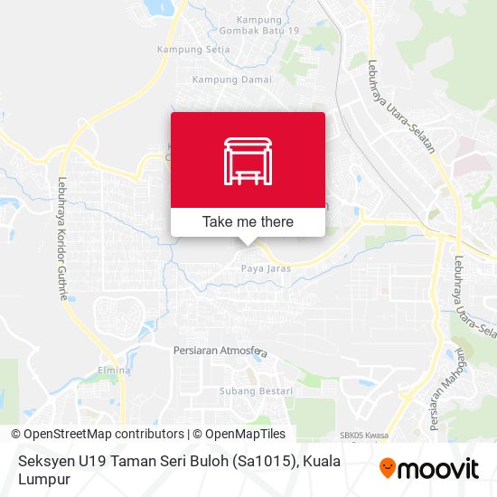 Peta Seksyen U19 Taman Seri Buloh (Sa1015)