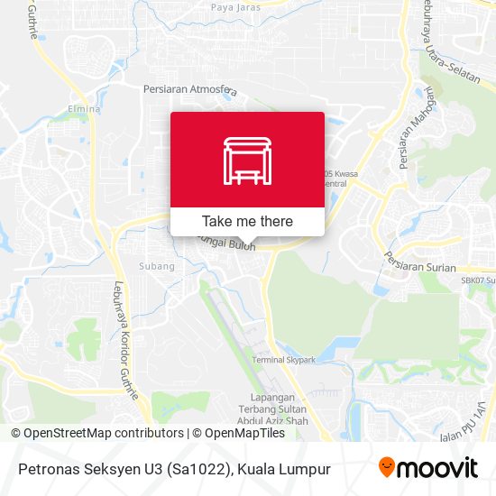 Peta Petronas Seksyen U3 (Sa1022)