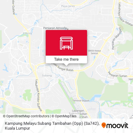 Peta Kampung Melayu Subang Tambahan (Opp) (Sa742)