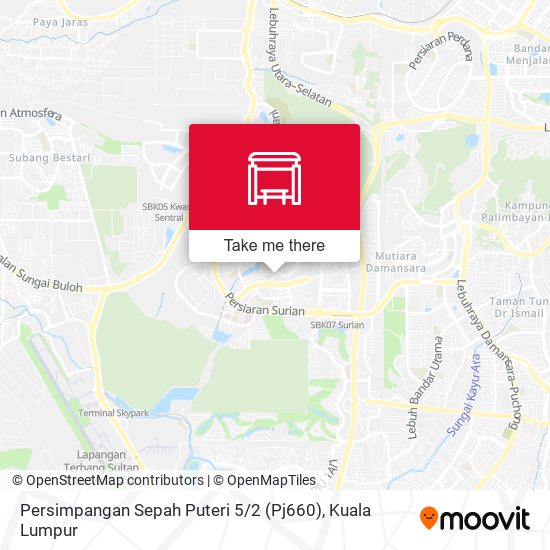 Persimpangan Sepah Puteri 5 / 2 (Pj660) map