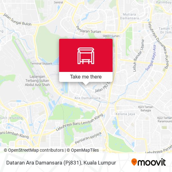 Dataran Ara Damansara (Pj831) map