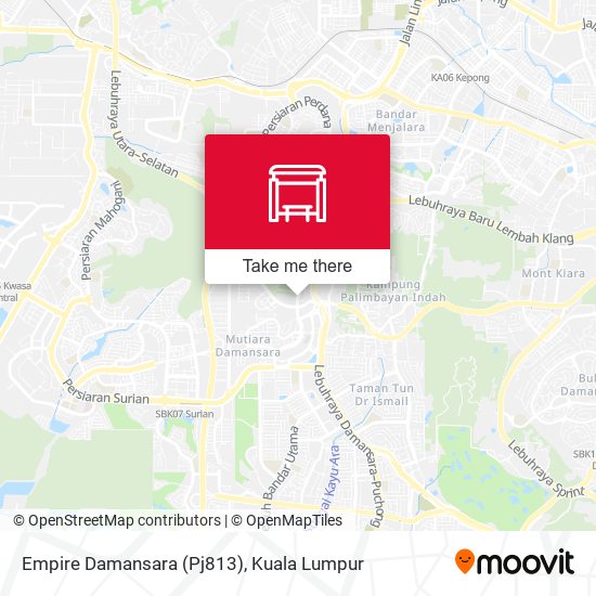 Empire Damansara (Pj813) map