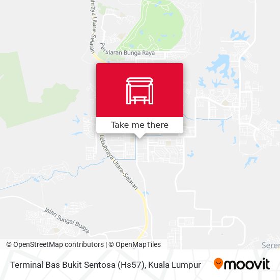 Peta Terminal Bas Bukit Sentosa (Hs57)
