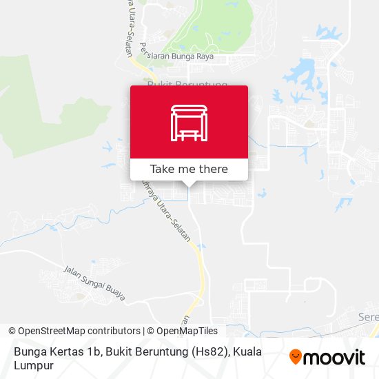 Peta Bunga Kertas 1b, Bukit Beruntung (Hs82)