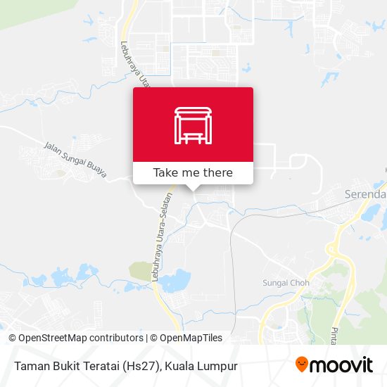 Peta Taman Bukit Teratai (Hs27)