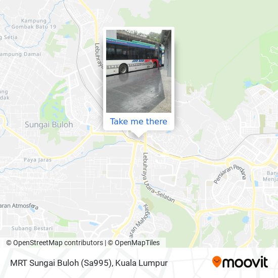 Peta MRT Sungai Buloh (Sa995)