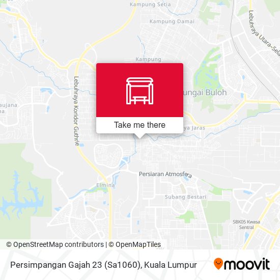 Persimpangan Gajah 23 (Sa1060) map