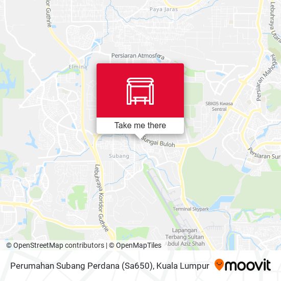 Peta Perumahan Subang Perdana (Sa650)