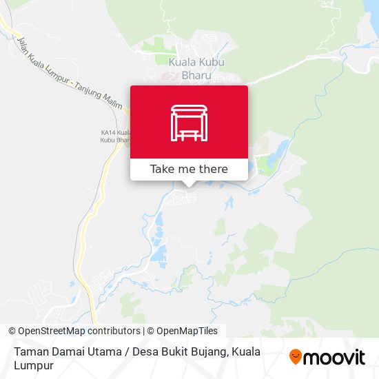 Peta Taman Damai Utama / Desa Bukit Bujang
