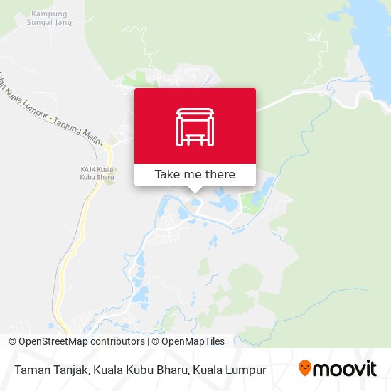 Peta Taman Tanjak, Kuala Kubu Bharu