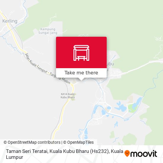 Peta Taman Seri Teratai, Kuala Kubu Bharu (Hs232)
