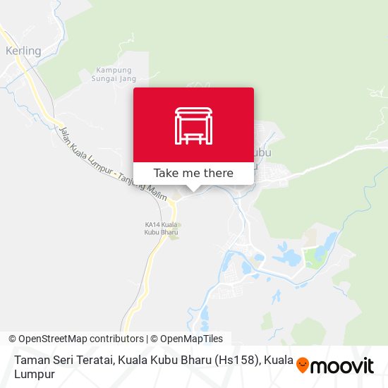 Peta Taman Seri Teratai, Kuala Kubu Bharu (Hs158)