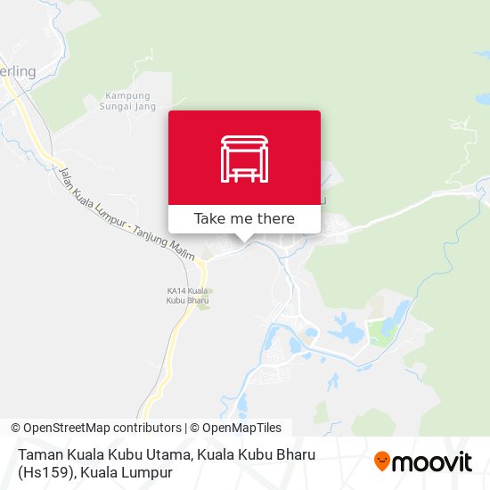 Peta Taman Kuala Kubu Utama, Kuala Kubu Bharu (Hs159)