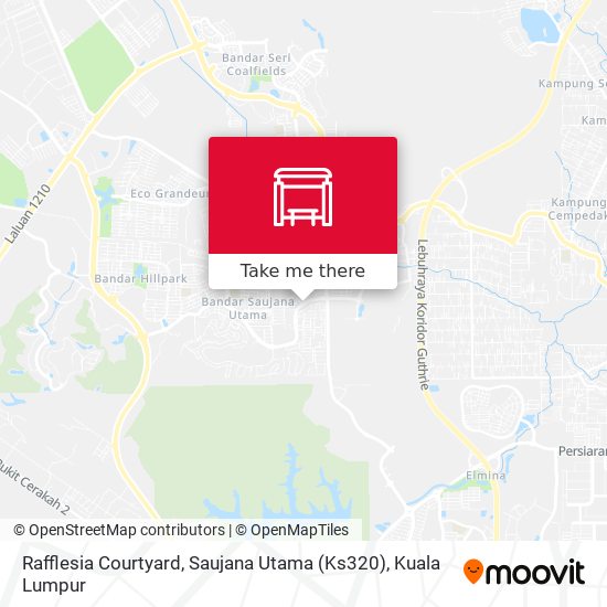 Rafflesia Courtyard, Saujana Utama (Ks320) map