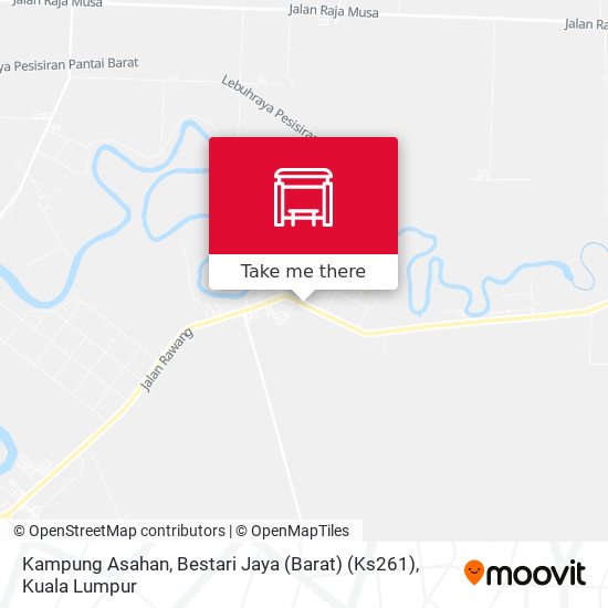 Peta Kampung Asahan, Bestari Jaya (Barat) (Ks261)