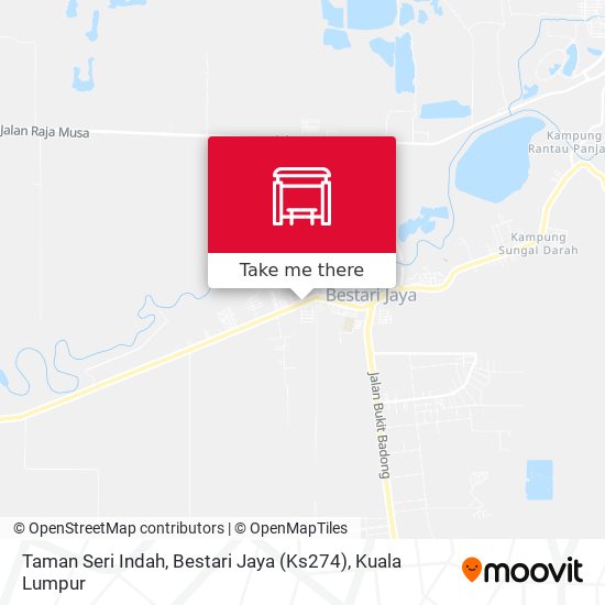 Peta Taman Seri Indah, Bestari Jaya (Ks274)