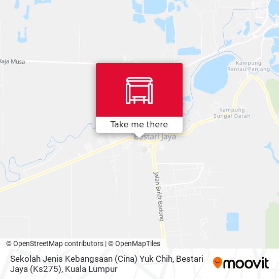 Sekolah Jenis Kebangsaan (Cina) Yuk Chih, Bestari Jaya (Ks275) map