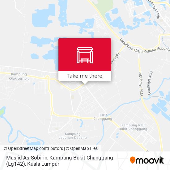 Masjid As-Sobirin, Kampung Bukit Changgang (Lg142) map