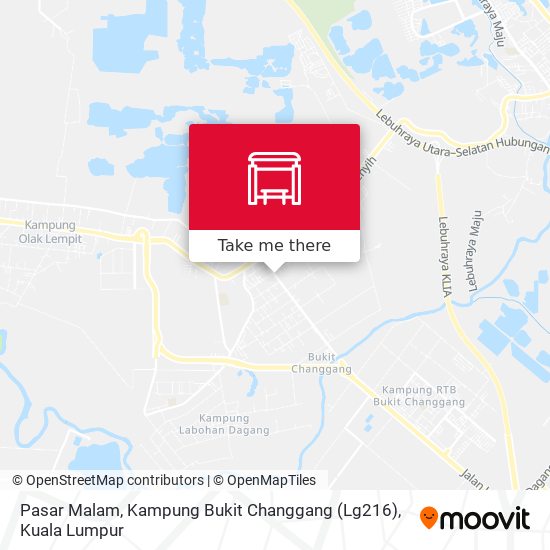 Pasar Malam, Kampung Bukit Changgang (Lg216) map