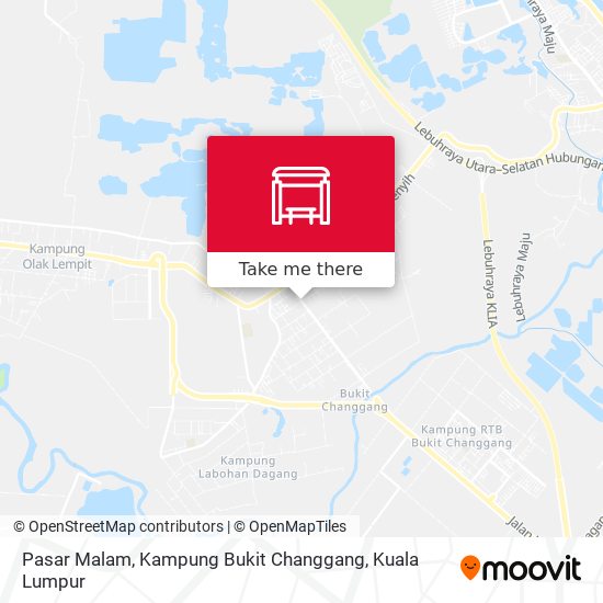 Peta Pasar Malam, Kampung Bukit Changgang
