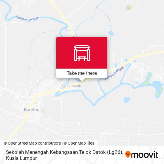 Peta Sekolah Menengah Kebangsaan Telok Datok (Lg26)