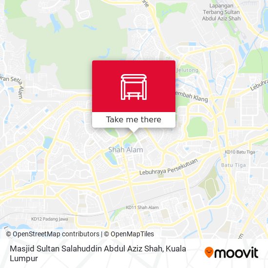 Masjid Sultan Salahuddin Abdul Aziz Shah map