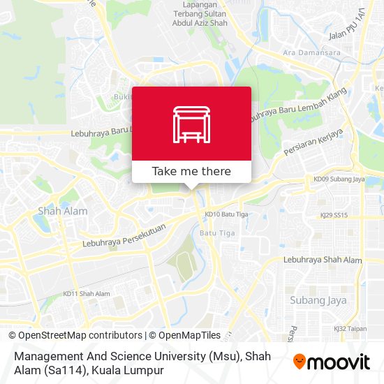 Peta Management And Science University (Msu), Shah Alam (Sa114)