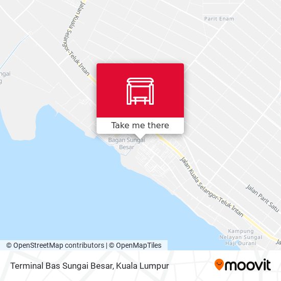 Peta Terminal Bas Sungai Besar