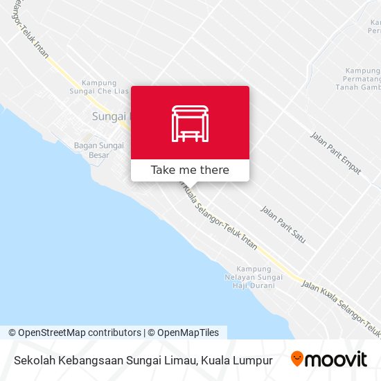 Peta Sekolah Kebangsaan Sungai Limau