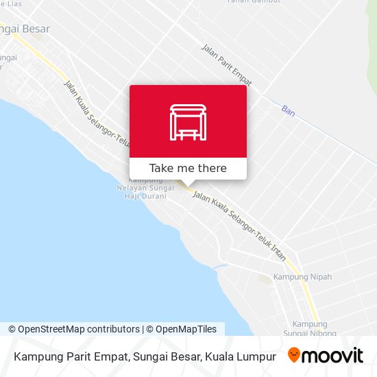Peta Kampung Parit Empat, Sungai Besar