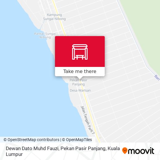 Peta Dewan Dato Muhd Fauzi, Pekan Pasir Panjang