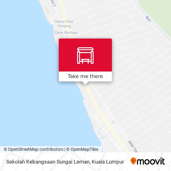Peta Sekolah Kebangsaan Sungai Leman