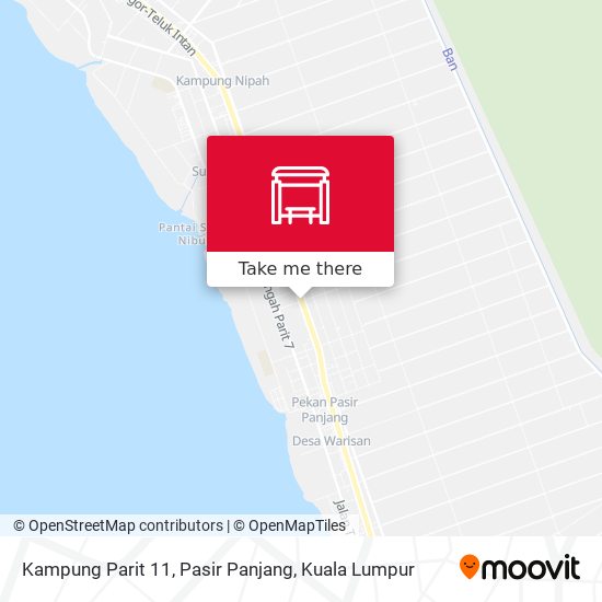 Peta Kampung Parit 11, Pasir Panjang