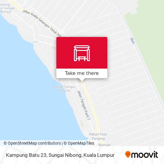 Peta Kampung Batu 23, Sungai Nibong