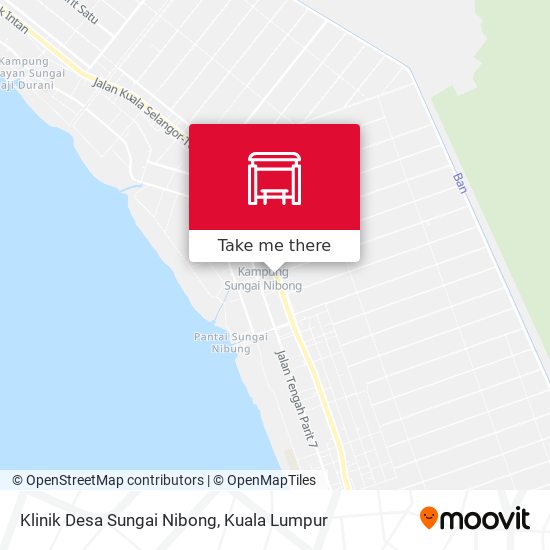 Peta Klinik Desa Sungai Nibong