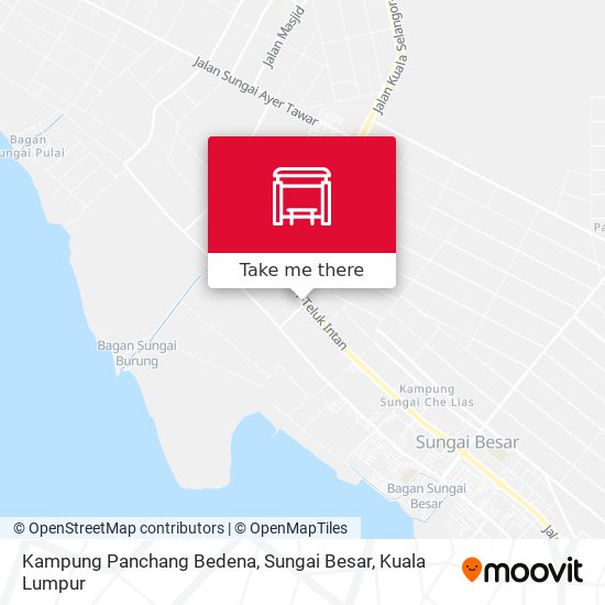 Kampung Panchang Bedena, Sungai Besar map