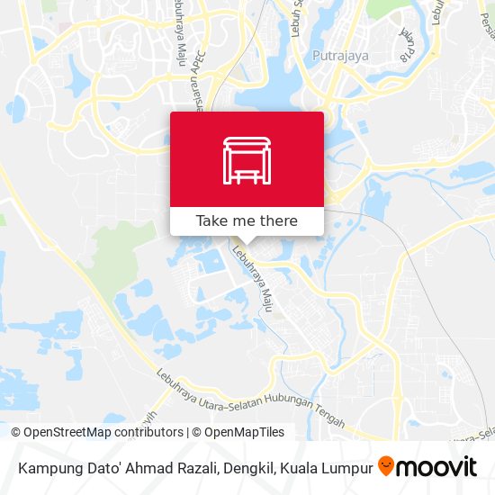 Peta Kampung Dato' Ahmad Razali, Dengkil