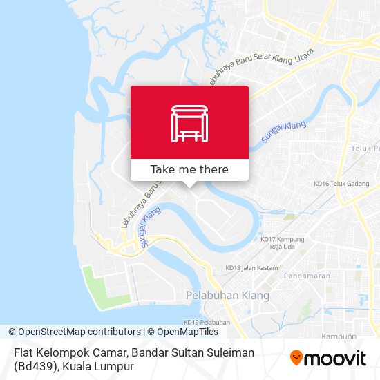 Flat Kelompok Camar, Bandar Sultan Suleiman (Bd439) map