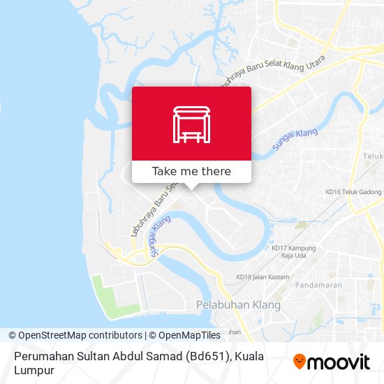 Perumahan Sultan Abdul Samad (Bd651) map