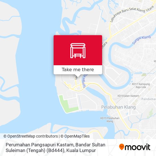 Perumahan Pangsapuri Kastam, Bandar Sultan Suleiman (Tengah) (Bd444) map