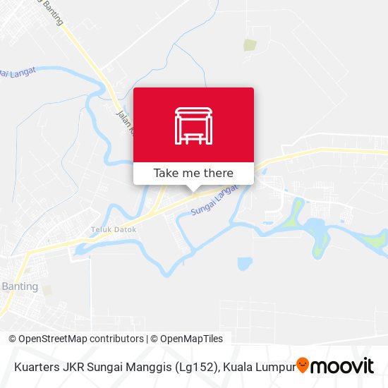 Peta Kuarters JKR Sungai Manggis (Lg152)