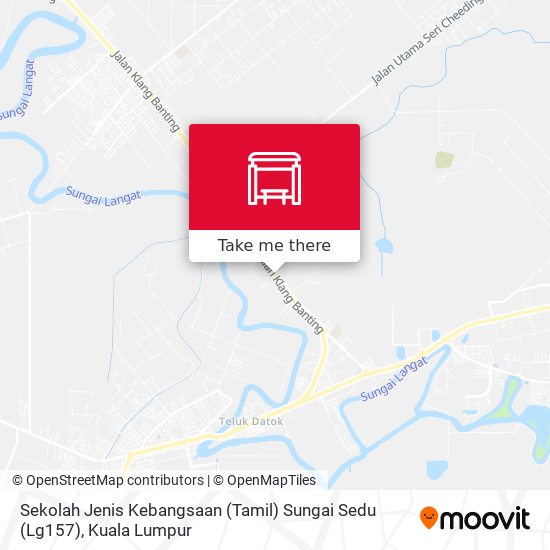 Sekolah Jenis Kebangsaan (Tamil) Sungai Sedu (Lg157) map