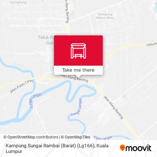 Kampung Sungai Rambai (Barat) (Lg166) map