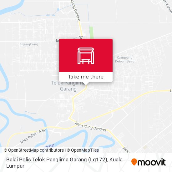 Balai Polis Telok Panglima Garang (Lg172) map