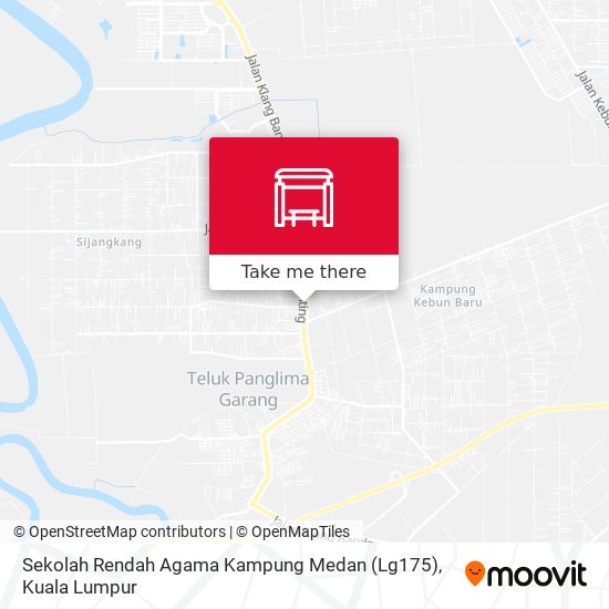 Peta Sekolah Rendah Agama Kampung Medan (Lg175)