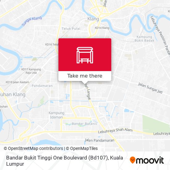 Peta Bandar Bukit Tinggi One Boulevard (Bd107)