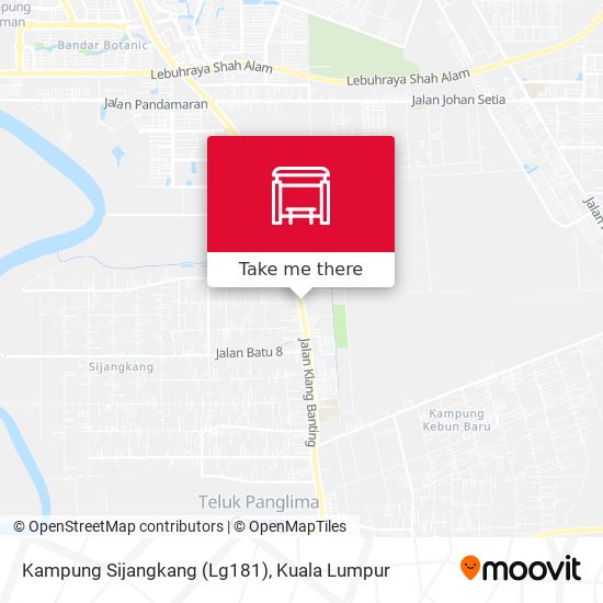 Kampung Sijangkang (Lg181) map
