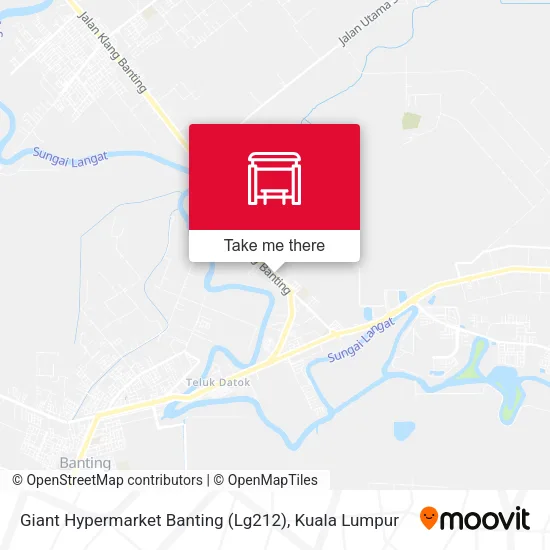 Giant Hypermarket Banting (Lg212) map
