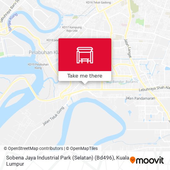 Peta Sobena Jaya Industrial Park (Selatan) (Bd496)