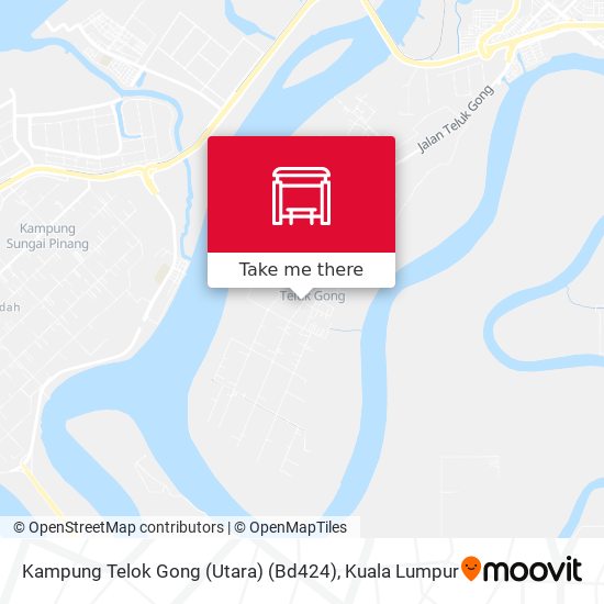 Kampung Telok Gong (Utara) (Bd424) map